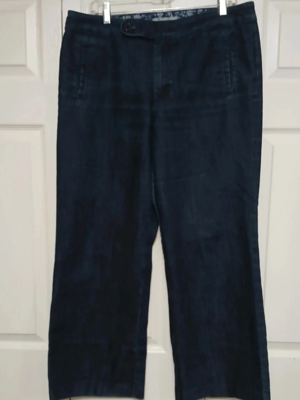 Chicos Woman's Jean Trousers Wide Leg